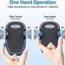 vanva Universal Air Vent Car Mount, [ Big Phones & Thick Case Friendly ] Cell Phone Holder for Car Hands Free Clamp Cradle Vehicle fit for All Apple Smartphone