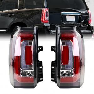 LED Tail Light Assembly Pair for 2015 2016 2017 2018 2019 2020 GMC Yukon / Yukon XL Denali SLE SLT | Replaces GM2800268 GM2801268 84536242 84536243 23380459 | Complete Driver & Passenger Side Set (Left&Right)