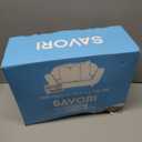 SAVORI 16x24 Lumbar Pilow Insert, Set of 2 Down Feather 16x24 Euro Pillow Inserts, Soft Fluffy Sleeping Pillow with 100% Cotton Cover, Decorative Throw Pillows for Couch Sofa Bed-White