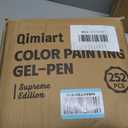 234 Unique Colors Gel Pens for Coloring, 252 PCS 0.6mm Point