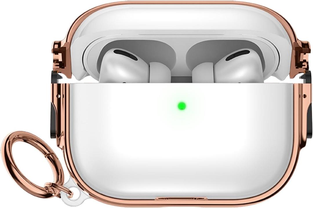 for AirPods Pro 3 Case (2025) with Cleaner Kit, Cute Soft Silicone Cover Compatible AirPods Pro 3rd Genera case with Keychain for Women Men with Keychain for Airpod Pro case(2025) Translucent White