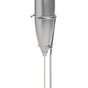 Milk Frother with Stand, Silver, Double Whisk Design for Lattes, Cappuccinos & More - Primula