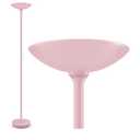 BoostArea Torchiere Floor Lamp Pink, 30W Super Bright LED Standing Lamp, 3000K Stepless Dimmable Pole Lamp with Rotary Switch, 71inch Tall Metal Modern Floor Lamps for Living Room,Bedroom,Home Decor