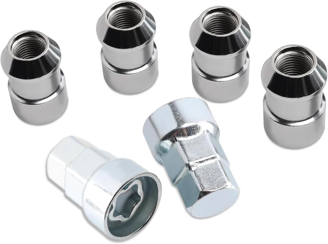 Wheel Lock Lug Nut kit Anti Theft 9/16-18 Thread Size, Compatible with Dakota Durango Ram 1500 2500 3500 & F-250 F-350 E-150 E-250 E-350 E-450 & Chevrolet C20 C30 K20 K30 P20 P30, and Other Models