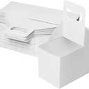 Kraft Cofee Drink Carrier with Handle - 30 Pack 2 Cup Kraft Paperboard Cup Holder Bulk Disposable Cardboard Drink Carrier for 12-32 OZ Drinks, Takeout, Candy, Cafe and Restaurant Food Service Delivery (6.77 x 3.07 x 7.87inch)