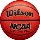 WILSON NCAA Legend Basketballs - Size 5, Size 6 and Size 7 (Orange/Black)