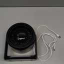 Gaiatop Desk Fan with Touch Control, 4000mAh Battery, 5 Speeds Ultra Quiet Bedroom Fan with LED Display, 90 Tilt, 7.7 Inch USB-C Rechargeable Desktop Fan for Dorm Office Room Home Office, Black