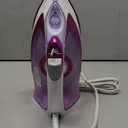 1750W Steam Iron for Clothes, Powerful Steam Iron with Rapid Heating & Ceramic Soleplate, Self-Cleaning, Auto Shut Off, Large Water Tank for Home Use (Purple)