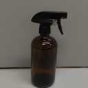 Sally's Organics 16oz Amber Glass Spray Bottle for Thieves Cleaner, Essential Oils, Cleaning Solutions & Plants - Refillable, Chemical-Resistant, with Adjustable Mist & Stream Sprayer