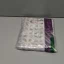 jinchan Spring Floral Kitchen Curtain Over Sink Farmhouse Linen Tier Curtain 24 Inch Length Cafe for Living Room Bathroom Botanical Small Drapes Rustic Light Filtering Rod Pocket 1 Panel Green, 50"W x 24"L (Pack of 1)