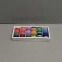 60 Rolls Washi Tape Sets 8mm Wide 10ft Long Basic Solid Color Rainbow Colored Decorative Thin Masking Tapes for Arts, Children Gifts, Bullet Journals, Wrapping Planner, Calendar, Scrapbooking DIY