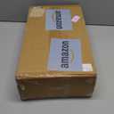 LEPOWER Wood Tripod Floor Lamp, Mid Century Standing Lamp, Modern Design Studying Light for Living Room, Bedroom, Study Room and Office, Flaxen Linen Shade with E26 Base Brown