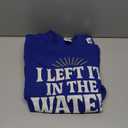 I Left It In The Water Retro Baptism Faith Sweatshirt Small