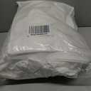 MooMee Bedding Sheet Set 100% Washed Cotton Linen Like Textured Breathable Durable Soft Comfy (Solid Off White, Full)