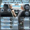 Rechargeable Car Backseat Fans for Backseat for Kids, Car Back Seat Fans for Car Kids Backseat