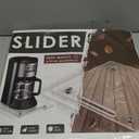 Appliance Sliders for Kitchen appliances Sliding Tray for Coffee Maker, Espresso Machines, Mixers Sturdy Kitchen Aid Sliders for Mixer - Duty Equipment with Rubber Wheels - 13" x 14" (Clear)