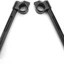 1" handlebar with  39mm Clip-Ons Handlebars compatible with Harley Davidson Sportster Iron 883 Iron 1200 Sportster 1200,Sportster X48 XL1200X 2007-2015 Modified Cafe racer Custom Accessories Black