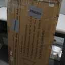 OLIXIS Computer Desk 31 Inch Home Office Desks for Small Spaces, Gaming Writing Study Work Table with Storage Bag for Bedroom, Rustic Brown