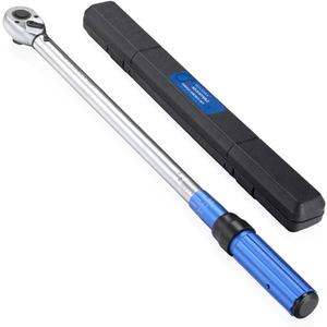 BULLTOOLS 1/2-inch Drive Click Torque Wrench Set Dual-Direction Adjustable 90-tooth Torque Wrench with Buckle25-250ft.lb / 33.75-337.5Nm