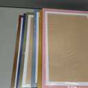 Threehoney 11 x 17 Picture Frame Set of 6, Boho Colorful Photo Frames