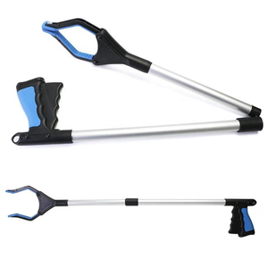 Multi-Function Household Garbage Picker Portable Foldable Long Trash Clamps Grab Pick Up Tool for House Garden Waste Pickup Grabber for Litter Pick/Home Sink/Drain