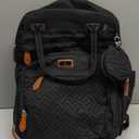 BabbleRoo Diaper Bag Backpack - Baby Essentials Travel Tote - Multi Function Water Resistant Diaper Bag, Travel Essentials Baby Bag with Changing Pad, Stroller Straps & Pacifier Case - Unisex, Black (26L)