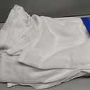 MIULEE White Linen Curtains 94 Inch Long 2 Panels for Bedroom Living Room, Soft Thick Linen Textured Back Tab Window Drapes Semi Sheer Light Filtering Rod Pocket Modern Farmhouse Decor