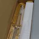 Pants Hangers Space Saving,Closet Hangers 5 Layers 2 Uses Multi Functional Pants Rack,Metal Heavy Duty Wardrobe Organizer Racks for Clothes Trousers Scarves Ties (Gold)