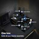 Cologne Organizer for Men, Perfume Organizer Rack, Perfume Stand Organizer for Bedroom, Dresser, Fragrance Holder Display for Vanity Countertop, Thoughtful Gifts for Men Birthday (Men's Black)