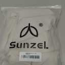 Sunzel Women's Butt Lifting Wide Leg Yoga Pants High Waist Tummy Control No Front Seam Straight Leg Workout Gym Bottoms (Large, Beige)