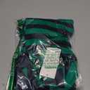 LilyCoco Striped Shirt Women Collared Fitted Short Sleeve Summer Casual T Shirt Green Large