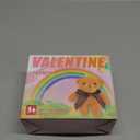 AUUGUU 28 PCS Valentines Day Cards for Kids School with Bear Stuffed Animal Plush Toys , Kids Valentine Party Favor, Valentine's Day Classroom Prizes, Ideal Valentine Exchange Gift