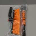 EcoNour 27" 3 in 1 Snow Brush with ice Scraper for car Windshield and Window | 360 Aluminum Rotatable Snow Brush for car | Winter Snow Removal Tools with Detachable Foam Grip | Winter Car Accessories