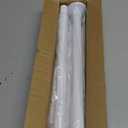 White Shower Curtain Rod 31 to 80 Inch,1 Inch Diameter Adjustable Spring Tension Stainless Steel Telescoping Rod,Easy Install,No Rust