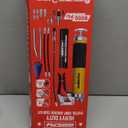 17-Piece Heavy Duty Grease Gun Kit: 14oz Grease Tube Flexible Hose Bearing Grease Pump 8000 PSI Pistol Grip Grease Guns Tool Marine Durable Connectors Adapters Extension Tubes Nozzle Easy Operation (New Version)