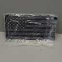 GACCAP Front License Plate Cover Car Decor Accessory Aluminum Metal Rust-Proof US Car Plate Novelty Vanity Tag Cover with 4 Holes for Men Women 6 * 12 in - Black Grey American Flag