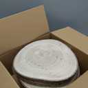 Adrattnay 8pcs Wood Slices for Centerpieces 12-13Inches, Round Paulownia Wood Circles for Table Decor, Rustic Wedding, Baby Shower, Party, Home Decoration and DIY Crafts (beige)