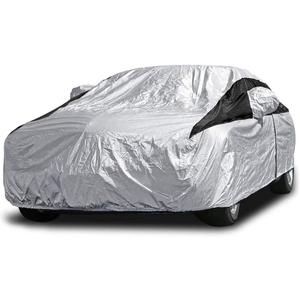 Titan Premium Multi-Layer PEVA Car Cover for Sedans 186-202". Waterproof, UV Protection, Anti-Scratch Protective Lining, Driver-Side Zippered Opening. Fits Camry, Accord and More.
