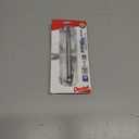 2 x Pentel Energel Alloy Retractable Liquid Gel Pen, (0.7mm) Medium Line, Silver Barrel, Black Ink, 1 Pack (BL407BP)