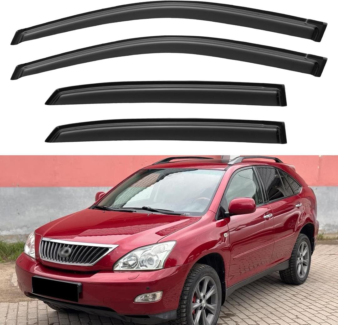 Window Visors Rain Guards for 2004-2009 Lexus RX330 RX350 RX400h