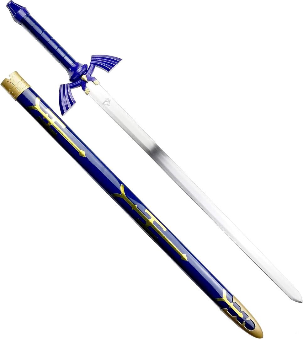 Master Sword Replica - 49" High Carbon Steel Sword for Collection, Cosplay, LARP, Gifts - Master Sword Metal Fitting Design for Fans and Collectors