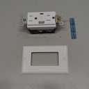 15 Amp Self-Test GFCI Outlet Combination with USB Type A and Type-C, Tamper Resistant Thinner Duplex Outlet, in-Wall, USB Charger for Smartphones, Tablets and Smart Home Appliance, White