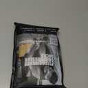 bropite Zipper Compression Socks Women & Men - 2Pairs Calf Knee High 15-20mmHg Open Toe Compression Stocking suit for Walking (Large-X-Large, C-black/Nude)