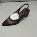 QIY Womens Pumps Pointed Closed Toe Chunky Heel Slingback Heels for Women, Size 9