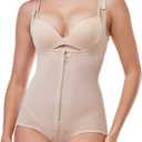 Faja Body Shaper,Shapewear for Women Tummy Control Fajas Colombianas Butt Lifting Bodysuit (Medium, Beige)