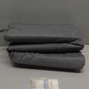 MAGZO Door Draft Stopper, 36 Inch Adjustable Under Door Gap Filler, Fits 30'' - 36'' Bottom Widths, Seals Gaps up to 1.7", Soundproof Sweep Blocks Air, Noise, Light, Dust- Grey