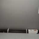 1 Inch Double Curtain Rods 72 to 144 Inches (6 to 12 ft), USFOOK Bronze Drapery Rods for Windows 69 to 140 Inches, Telescoping Dual Curtain Rod with Woven Leaf Finials