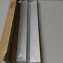 uxcell Cabinet Finger Edge Pull, 3pcs 300mm / 11.81" Aluminum Alloy Back Mount Hidden Cabinet Pulls Concealed Handle for Home Kitchen Drawer Cabinet, Silver