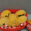 Emotional Support Nuggets by Relatable, Easter Plush Cuddly Stuffed Animals and Toys, Cute Easter Basket Stuffers, Non Candy Easter Gift Basket Ideas, Includes 5 Plushies with Carrying Basket