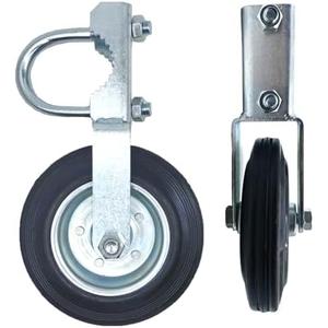 Gate Wheels for Metal Tube Gate Driveway Gate Fence Wheels for Gates Farm Gate Wheel Swing Gate Fence Support Gate Latches for Metal Gates